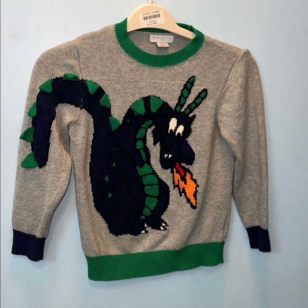 Stella McCartney kids dragon sweater- size 8
